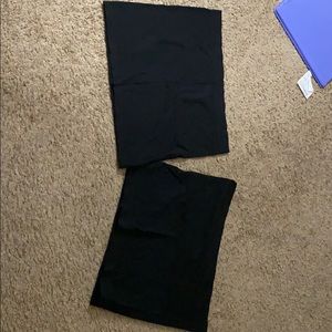 Pack of two black belly bands